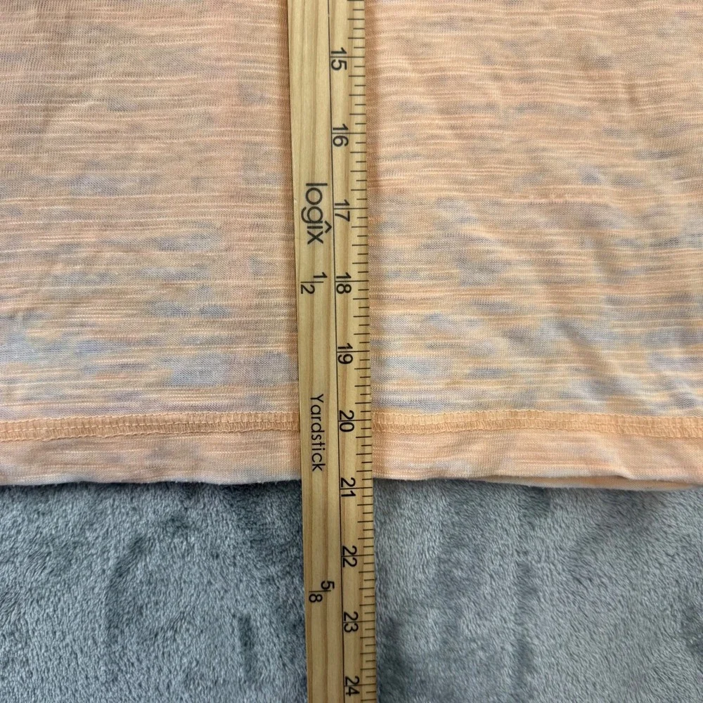 Free People We The Free Astrid Burnout Tee in Apricot Womens Size Small - Picture 3 of 8